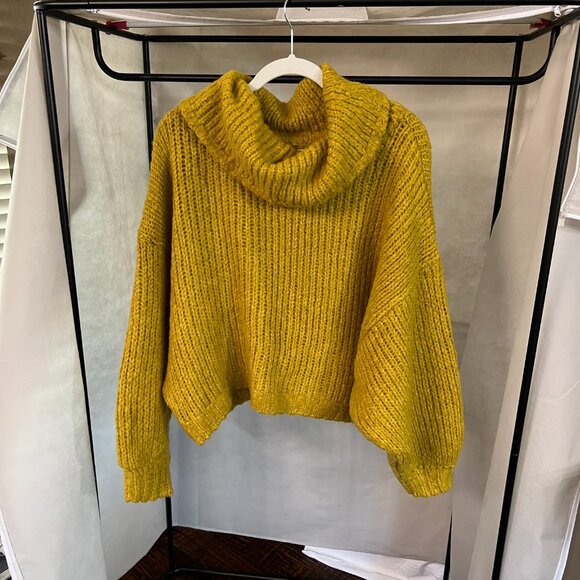 Anthropologie Pilcro Wool Cowl Neck Sweater - Medium - Picture 3 of 7